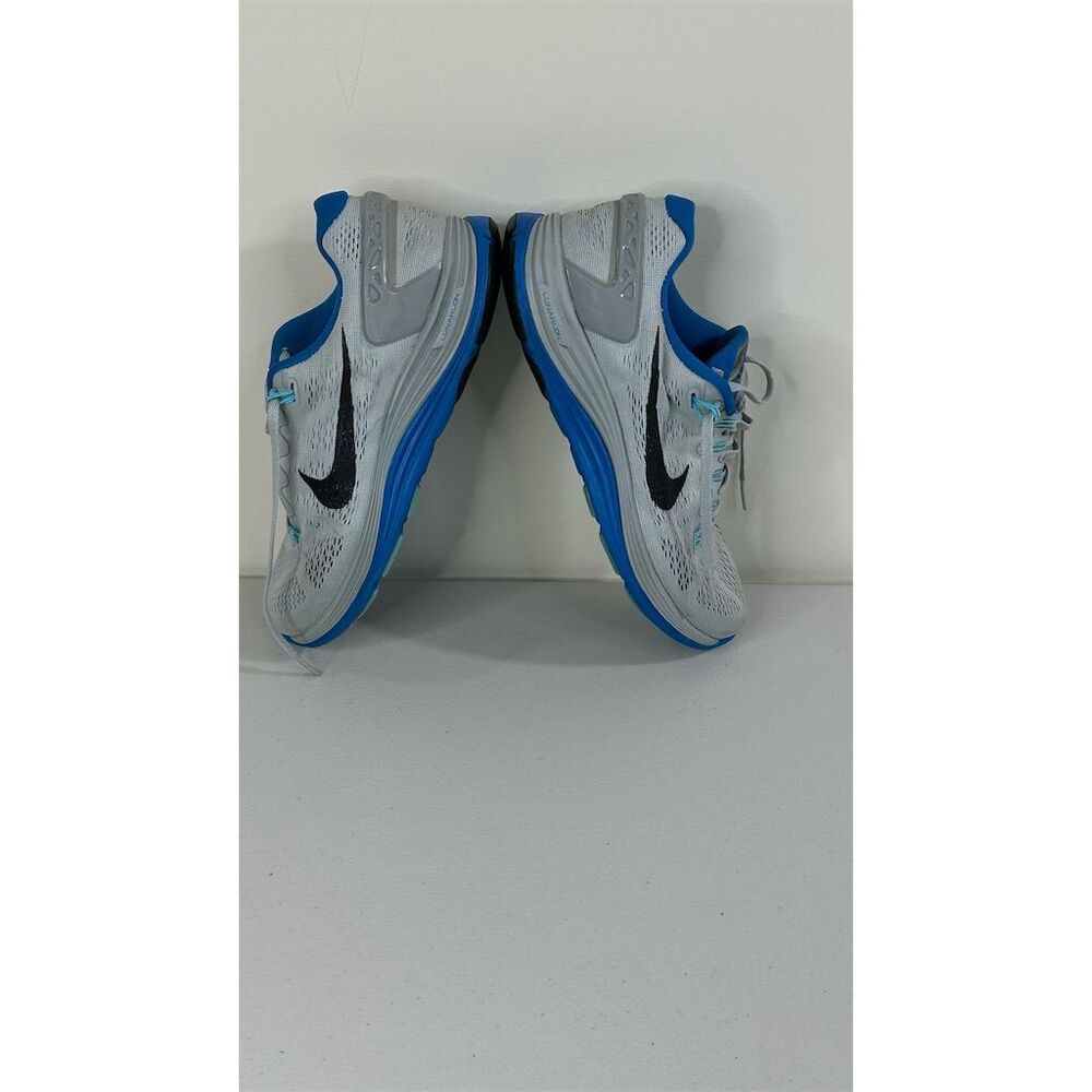 Nike LunaGlide +5 Men's Gray/Blue Sneakers Mesh Flywire Tech Support Siz… - Picture 14 of 16